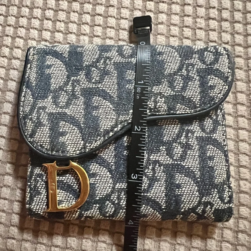DIOR SADDLE BIFOLD CARD CASE